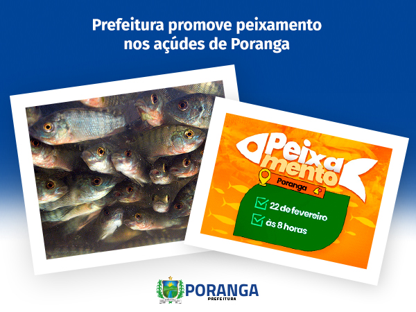 Prefeitura promove peixamento nos açúdes de Poranga