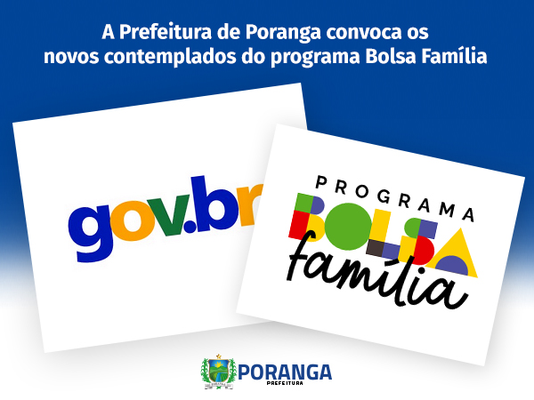 A Prefeitura de Poranga convoca os novos contemplados do programa Bolsa Família